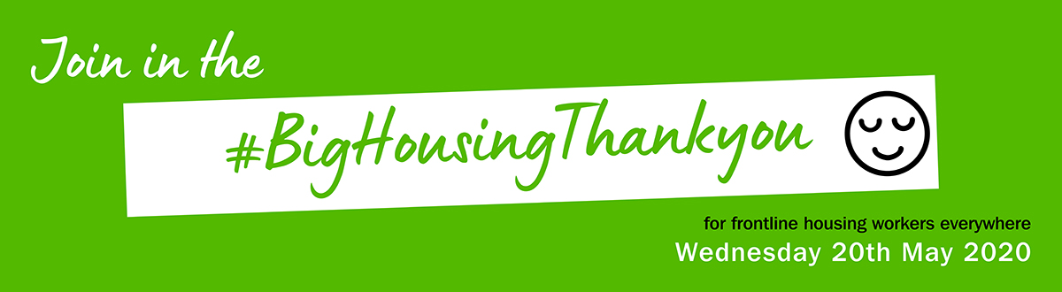 Big housing thank you web banner - green