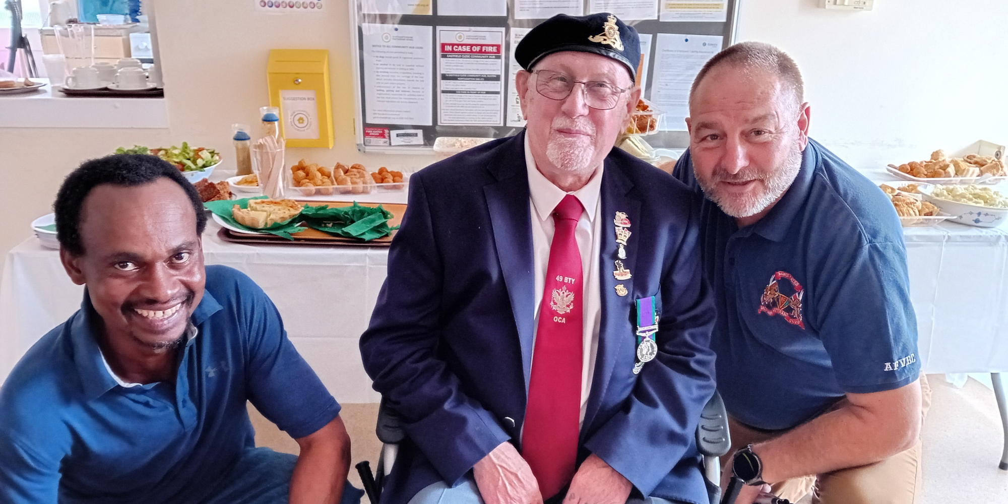 Veterans lunch website banner